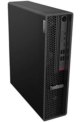 Lenovo ThinkStation P340 SFF Home & Business Desktop (Intel i7-10700 8-Core, 16GB RAM, 128GB PCIe SSD + 1TB HDD (3.5), Intel UHD 630, USB 3.2, Display Port, Win 11 Pro) Refurbished (Renewed)