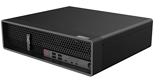 Lenovo ThinkStation P340 SFF Home & Business Desktop (Intel i7-10700 8-Core, 64GB RAM, 512GB PCIe SSD + 1TB HDD (3.5), Intel UHD 630, USB 3.2, Display Port, Win 11 Pro) Refurbished (Renewed)