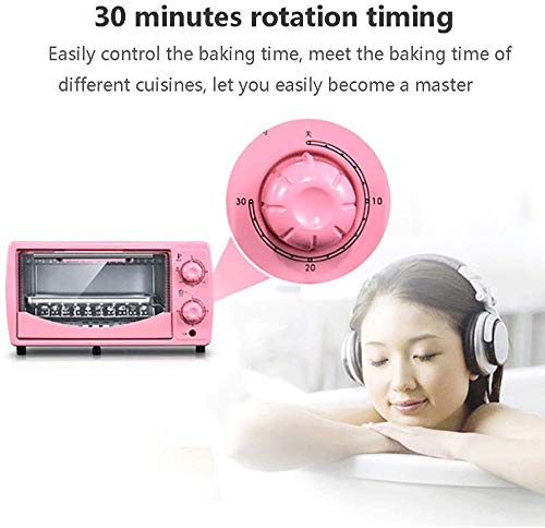 Compact Electric Oven, Household Baking Oven, Mini Oven with Electric Grill, 30 Minutes Rotation Timing,12 Liter Capacity (Color : B)