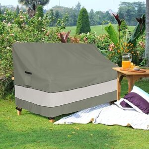 Outdoor Sofa Cover,Patio Loveseat Cover,2-Seater Sofa Cover,Waterproof Heavy Duty Patio Furniture Covers,58W x 32.5D x 31H Inches