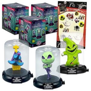 disney nightmare before christmas blind box party favors 3 pack – bundle with 3 nightmare before christmas mystery figures domez and tattoos | nightmare before christmas collectibles