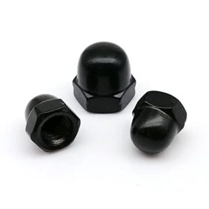 zifarm nuts, stainless steel surface black hex acorn cap decorative cover semicircle dome nut (size : 2pcs m6)