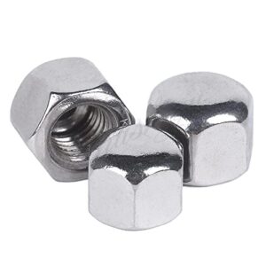 ZIFARM Nuts, Hex Acorn Nuts 304 Stainless Steel Short Head Cap nut (Size : M5 10PCS)