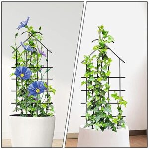 GANAZONO 2pcs Bracket Outdoor Lattice Trellis trellises for Climbing Plants Climbing Frame Vine Trellis Outdoor Accessories Raspberry Trellis Flower Stand Scaffolding Pergola