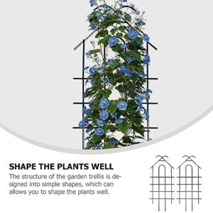 GANAZONO 2pcs Bracket Outdoor Lattice Trellis trellises for Climbing Plants Climbing Frame Vine Trellis Outdoor Accessories Raspberry Trellis Flower Stand Scaffolding Pergola