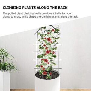 GANAZONO 2pcs Bracket Outdoor Lattice Trellis trellises for Climbing Plants Climbing Frame Vine Trellis Outdoor Accessories Raspberry Trellis Flower Stand Scaffolding Pergola