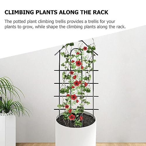 GANAZONO 2pcs Bracket Outdoor Lattice Trellis trellises for Climbing Plants Climbing Frame Vine Trellis Outdoor Accessories Raspberry Trellis Flower Stand Scaffolding Pergola