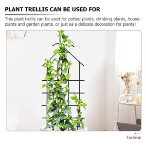 GANAZONO 2pcs Bracket Outdoor Lattice Trellis trellises for Climbing Plants Climbing Frame Vine Trellis Outdoor Accessories Raspberry Trellis Flower Stand Scaffolding Pergola