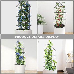 GANAZONO 2pcs Bracket Outdoor Lattice Trellis trellises for Climbing Plants Climbing Frame Vine Trellis Outdoor Accessories Raspberry Trellis Flower Stand Scaffolding Pergola