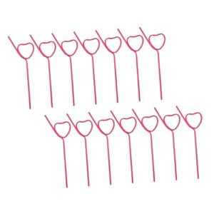 healifty 25pcs straw party accessories party supply home supply disposable drinking cocktail stanly bridal shower favors flexible trim drink garnish wedding decor the pet milk child jar