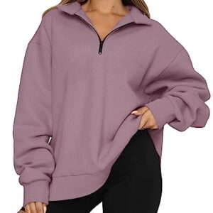 AUTOMET Womens Oversized Sweatshirts Hoodies Half Zip Pullover Trendy Long Sleeve Shirts Tops Y2k Fall Outfits Sweaters Clothes 2023