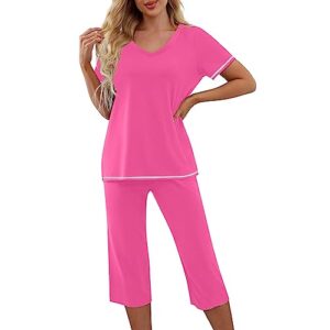 today deals prime, gamivas 2 piece sets for women plus size casual floral short sleeve tops loose pant, pink pajama sets, lightning deals of today prime clearance