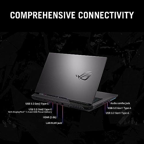 ASUS 2023 Newest ROG Strix G15 Gaming Laptop, 15.6" 2K 165Hz IPS Display, AMD Ryzen 7 6800H, NVIDIA GeForce RTX 3060, 32GB DDR5 RAM, 2TB SSD, Wi-Fi 6E, Bluetooth, Backlit Keyboard, Windows 11 Home