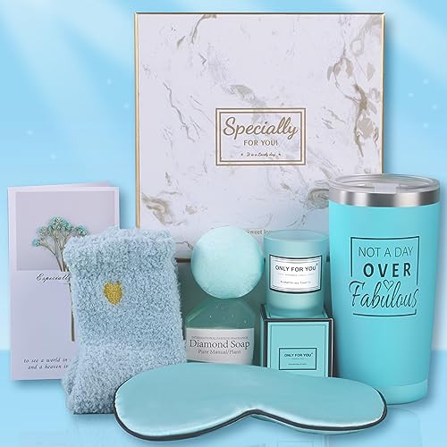 Best Gifts for Women, Birthday Gifts for Women, Unique Gifts Ideas for Mom Sister Wife Best Friend Teacher Nurse Coworker, Thank You Gifts For Women, Relaxing Bath Set with 20 oz Tumbler