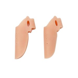 y h m 5 pair gel toe separators for overlapping toe,bunion corrector pads for bunion relief splint,toe separators with 2 loops