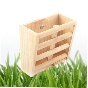 Mipcase Pet Supplies Rabbit Hay Feeder Rack Hay Feeder Manger Rack Hamster Hay Chinchilla Hay Alfalfa Hay Pet Accessories Hook up Cage Grass Frame Guinea Pig Bamboo Alfalfa Rabbit Hay