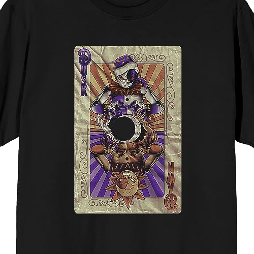 Five Nights at Freddy's Security Breach Dusk Til Dawn Playing Card Crew Neck Short Sleeve Men's T-Shirt-Medium