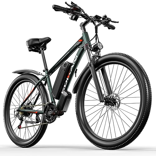 Electric Bikes for Adults, 27.5''/29'' Class 3 Ebike with 750w 48v Brushless Motor and 15Ah/16Ah Battery, 7/21-Speed Gear, 32mph Throttle, 35 Mileage, Pedal Assisted Electric Moped for Commuter