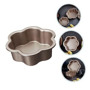 NOLITOY 2pcs Pans Molds in Cuake Pan Detachable Chiffon Cheesecake Non-stick Inch Quiche Plum Oven Steel Reusable Cake Wedding Mini Bread Pudding Brownie Biscuit Bavarois