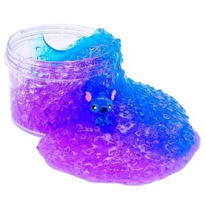 Purple Blue Bead Slime, Soft Jelly Clay Slime Sugar Blitz for Girls Boys, Red Contton Candy Slime kit Party Favors