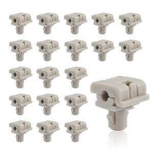 20pcs car door lock rod clips,5/32" tailgate handle retainer clips oem#16629990 compatible with chevrolet cadillac buick,standard car accessories tailgate lock plastic clips replacement