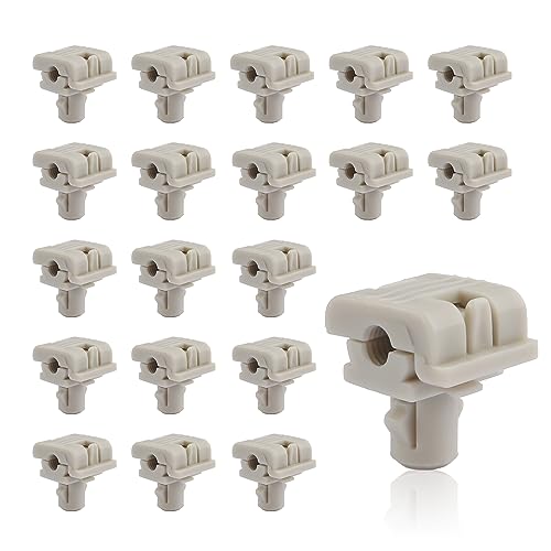 20PCS Car Door Lock Rod Clips,5/32" Tailgate Handle Retainer Clips OEM#16629990 Compatible with Chevrolet Cadillac Buick,Standard Car Accessories Tailgate Lock Plastic Clips Replacement