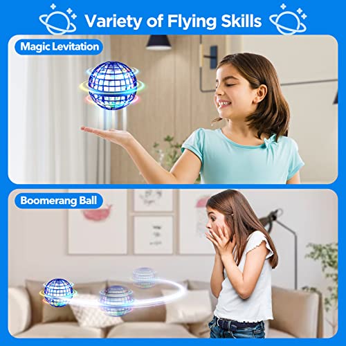 Flying Orb Ball Toys, 2023 Upgraded Cosmic Globe, Hand Controlled Boomerang Hover Ball, Flying Spinner Mini Drone, Magic Cool Toys Gifts for Boys Girls Teens 6 7 8 9 10+ Year Old Indoor Outdoor Toys