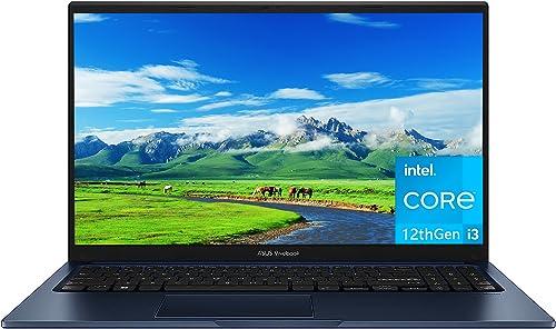 ASUS Vivobook 15 Laptop 2023 Newest, 15.6" Full HD Display, Intel Core i3 1215U(Up to 4.4GHz), 40GB RAM, 1TB SSD, Intel UHD Graphics, Wi-Fi, Bluetooth, Business & Student, Windows 11 S, Quiet Blue