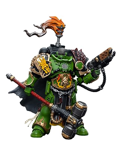 HiPlay JoyToy Warhammer 40K Salamanders Captain Adrax Agatone 1:18 Scale Collectible Action Figure