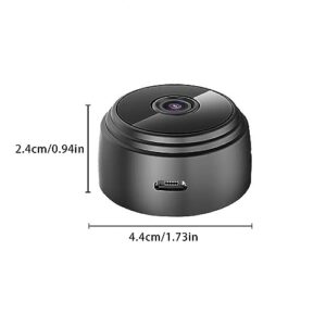 Gosuguu Mini 1080P HD Camera Wireless WiFi for Home - Security Cam Night Vision Motion Detects with 360° Adjust Snake Tube,Built-in 320mA Battery,Support 2.4GHZ WiFi