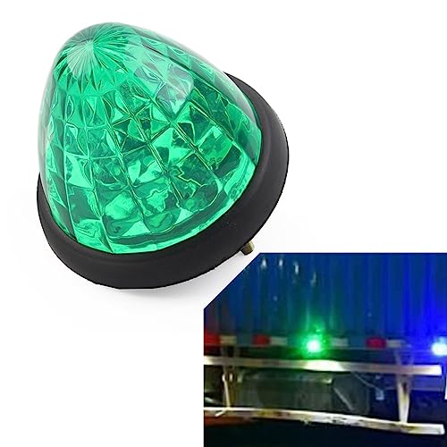 Yuejing Automative LED Side Marker Light Turn Signal Clearance Rear Tail Parking Lamp for Truck,Green