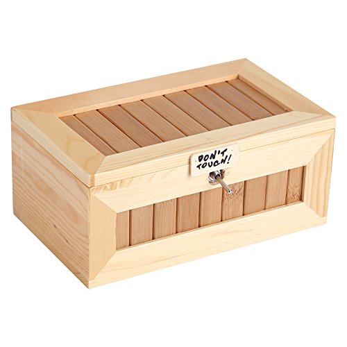 VBESTLIFE Do not Touch Useless Box, Wooden Desk Decoration Box, USB Electronic Box Toy, Surprises Most Leave Me Alone Machine, Stress Relief Toy Gift