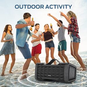 Oraolo Loud Bluetooth Speaker - Upgrade 40W Wireless Portable Large Speaker Stereo Sound, IPX6 Waterproof, Support USB/AUX Input, Built-in Mic for Home Party Outdoor