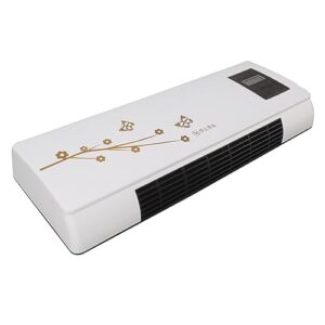 mini air conditioner, cooling heating wall hanging air conditioner with digital display remote control for bathroom bedroom
