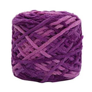 chenille chunky yarn arm knitting thick velvet crochet yarn fluffy soft chenille knitting yarn for crocheting blankets stuffed animals bags hats gloves slippers, 165g