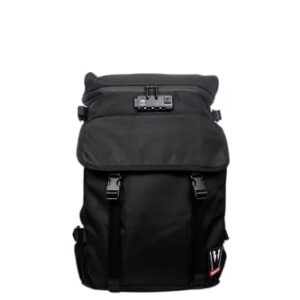 DIME BAGS - The Omerta Administrator, Everyday Backpack, Smellproof Zippers, Secret Pocket, Made w/Water-Resistant Polyester Blend, Durable (Black)