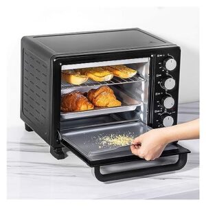 MODADA Home electric oven with convection function oven, 35 liters 1500 large capacity multifunctional automatic oven baking cake four baking positions small household 60 minutes timer convection tabl