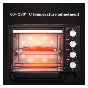 MODADA Home electric oven with convection function oven, 35 liters 1500 large capacity multifunctional automatic oven baking cake four baking positions small household 60 minutes timer convection tabl