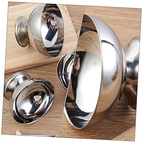 KJHBV 1pc Stainless Steel Dessert Cup Fruit Containers Refrigerator Containers Small Glass Containers Wedding Tumbler Metal Sauce Cup Footed Trifle Bowl Salad Cup Household Tableware Mug