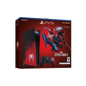 PlayStation 5 Console – Marvel’s Spider-Man 2 Limited Edition Bundle