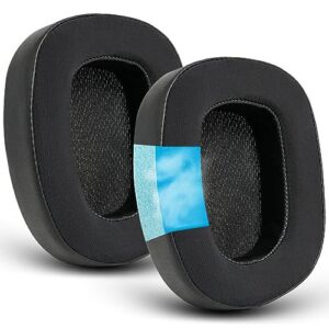 replacement ear pads for logitech g533 g633 g935, gvoears cooling gel ear cushions for logitech g231 g433 g533 g633 g635 g933 g935 gaming headphones with thick and soft foam (black)