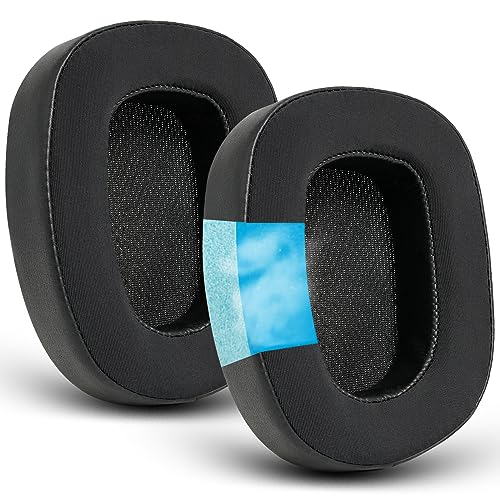 Replacement Ear Pads for Logitech G533 G633 G935, GVOEARS Cooling Gel Ear Cushions for Logitech G231 G433 G533 G633 G635 G933 G935 Gaming Headphones with Thick and Soft Foam (Black)