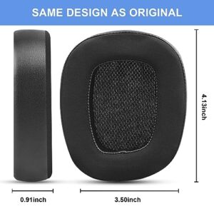 Replacement Ear Pads for Logitech G533 G633 G935, GVOEARS Cooling Gel Ear Cushions for Logitech G231 G433 G533 G633 G635 G933 G935 Gaming Headphones with Thick and Soft Foam (Black)