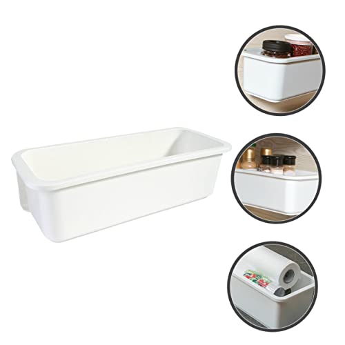 Hemoton pull-out storage box storage drawers organizer bathroom rack organizer makeup containers bathroom cabinet organizer shelf organizer under sink organizer wall mount tissue case pp