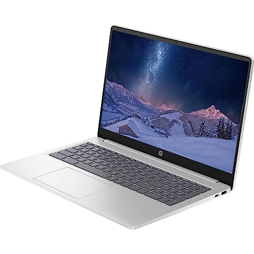 HP Chromebook 2023 New Laptop - Google Chrome - 8GB RAM 64GB eMMC 128G SD Card - 15.6inch FHD IPS Display - Intel Processor N200 - Numeric Keyboard - WiFi 6 - USB-C - Fast Charge