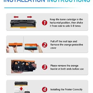 045 Toner Cartridge Set Replacement for Canon 045 Toner Cartridges Canon MF634cdw Toner Canon MF632cdw Toner for Canon Color ImageCLASS MF634Cdw MF632Cdw LBP612Cdw LBP613Cdw MF632 MF634 Printer