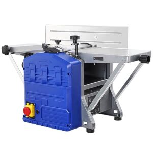 power benchtop planer, garvee 1250w powerful benchtop planer worktable thickness planer with low noise for both hard & soft wood planing & thicknessing