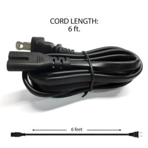 Marg 6FT / 1.8M AC Power Cord Outlet Socket Cable Plug Lead for Bose Wave Radio AWR1G1 AWR1-1W AWR11W Lifestyle SA2