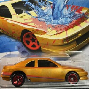 Collectible Die-Cast Hot-Wheels Color Shifters Vehicle - T-Bird Stocker Car ~ Gold to Red Racing Stock Car