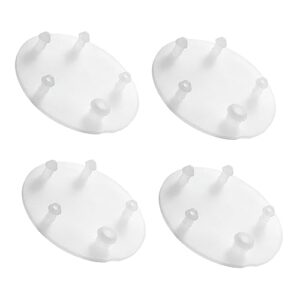 replacement for vormax toilet tank silicone flapper seal gasket 3'' - fit for american standard 7381424-100.0070a (4 pack)